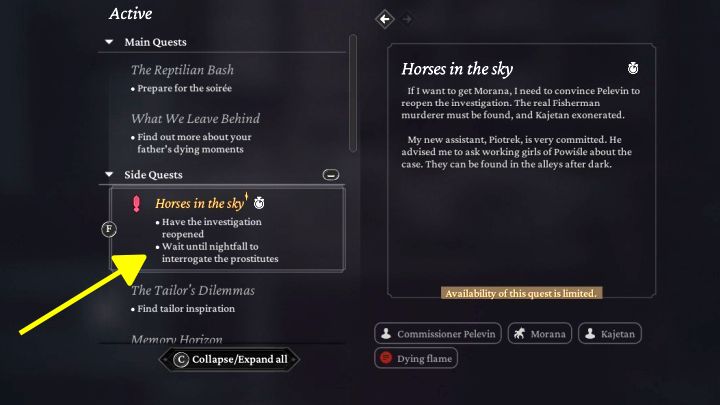 3 - The Thaumaturge: Jak zmienić porę dnia? - The Thaumaturge - poradnik do gry