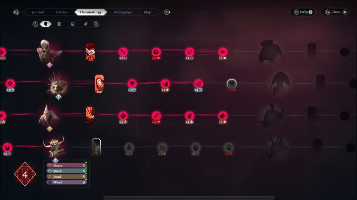 Dodatkowa podpowiedź - Kupowanie dalszych umiejętności i ulepszeń zwiększa też na stałe siłę poszczególnych Wymiarów - The Thaumaturge: Jak odsłonić wszystkie umiejętności z drzewka Thaumaturgia? - The Thaumaturge - poradnik do gry