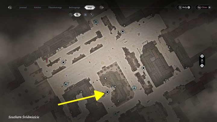 Miejskie tajemnice: Punkt widokowy jest przed budynkiem hotelu w dzielnicy Śródmieście Południowe - The Thaumaturge: Wszystkie zdjęcia stereoskopowe - The Thaumaturge - poradnik do gry