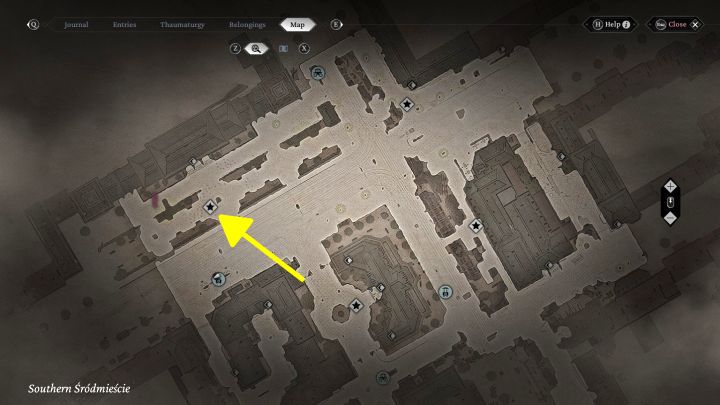 Miejskie tajemnice: Punkt widokowy jest przed wejściem do budynku dworca, w północno-zachodniej części dzielnicy Śródmieście Południowe - The Thaumaturge: Wszystkie zdjęcia stereoskopowe - The Thaumaturge - poradnik do gry