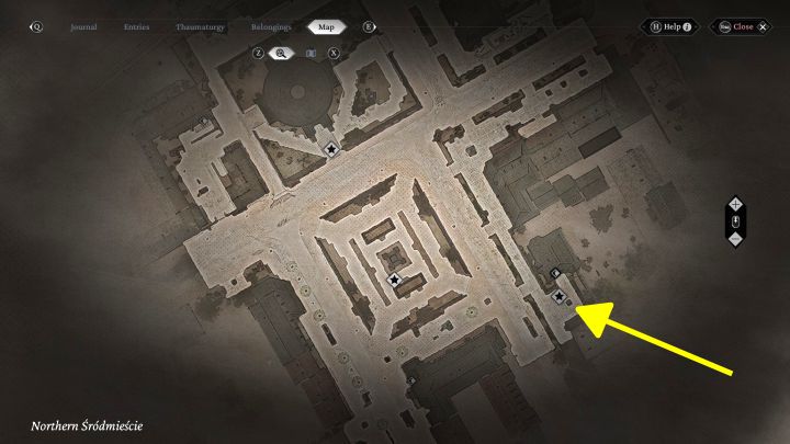 Miejskie tajemnice: Punkt widokowy jest przed wejściem do Kamienicy Szulskich w dzielnicy Śródmieście Północne - The Thaumaturge: Wszystkie zdjęcia stereoskopowe - The Thaumaturge - poradnik do gry