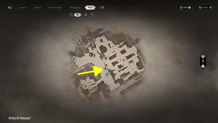 Miejskie tajemnice: Punkt widokowy jest w centralnej części dzielnicy Bazar Różyckiego, przed wejściem na targowisko - The Thaumaturge: Wszystkie zdjęcia stereoskopowe - The Thaumaturge - poradnik do gry