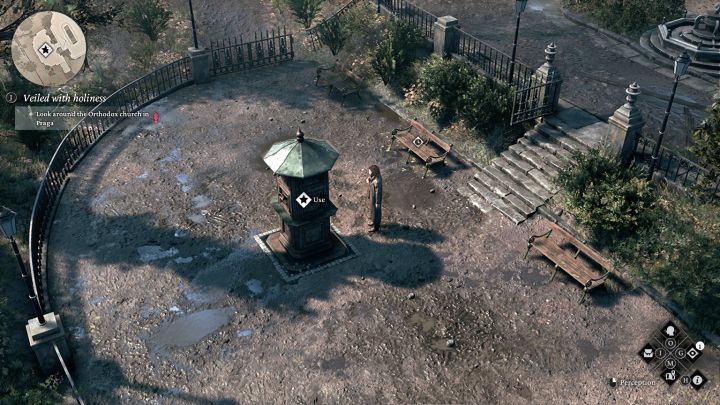 Zdjęcie: Lokacja Coś interesującego w południowej części dzielnicy Praga, niedaleko budynku szpitala - The Thaumaturge: Wszystkie zdjęcia stereoskopowe - The Thaumaturge - poradnik do gry