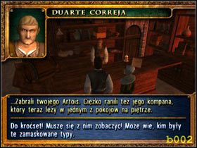 Gdy wysiądziesz na brzeg Conceicao, dostrzeżesz, że ocalony przez Ciebie Artois również opuścił statek i skierował się w stronę miasta - B. Artois Voysey - Piraci z Karaibów - poradnik do gry