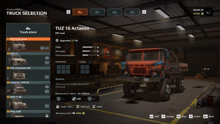 Większe ciężarówki przystosowane do jazdy w terenie - Expeditions MudRunner: Pojazdy - Expeditions MudRunner - poradnik do gry