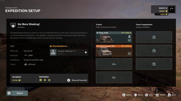 By móc przełączyć się miedzy pojazdami w terenie, konieczne będzie wyprawienie na daną misję więcej niż jednego pojazdu - Expeditions MudRunner: Jak przełączać się miedzy pojazdami? - Expeditions MudRunner - poradnik do gry