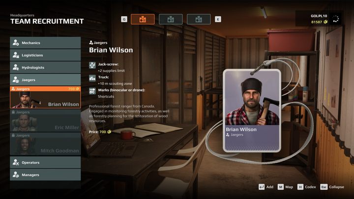 Eksperci od przetrwania w dziczy pomogą Wam przy eksploracji - Expeditions MudRunner: Jak wynajmować specjalistów? - Expeditions MudRunner - poradnik do gry