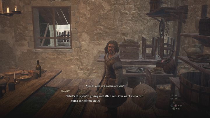 Po powrocie do Radcliffa ten zdradzi Wam, że rzeczony lek jest w rzeczywistości silnie uzależniającą trucizną - Dragons Dogma 2: Jak ukończyć zadanie Saint of the Slums? - Dragons Dogma 2 - poradnik do gry