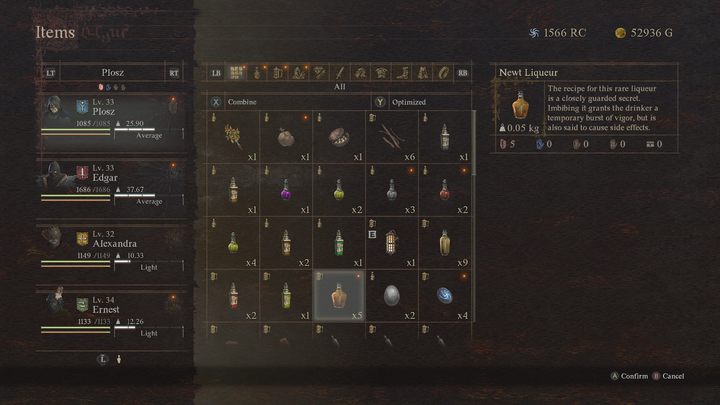 Newt Liqueur to dość rzadki w świecie DD2 przedmiot i znalezienie aż 3 butelek może przysporzyć nieco problemu - Dragons Dogma 2: Jak odblokować wokację Warfarer? - Dragons Dogma 2 - poradnik do gry