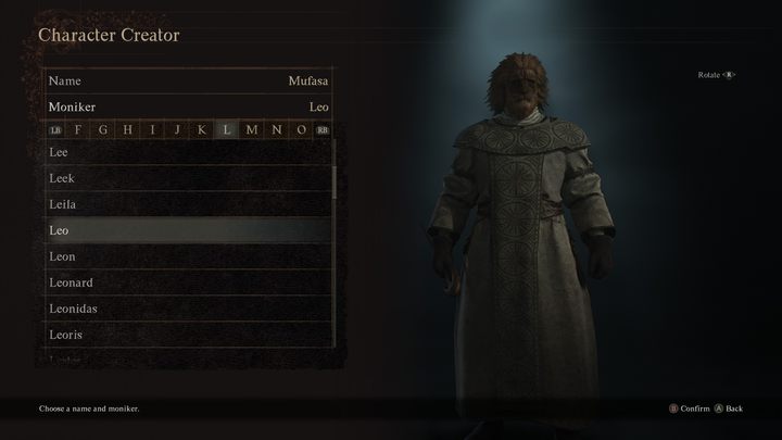 Moniker, czyli przezwisko, to specjalny nick Twojego Powstałego lub Pionka - Dragons Dogma 2: Kreator postaci - Dragons Dogma 2 - poradnik do gry