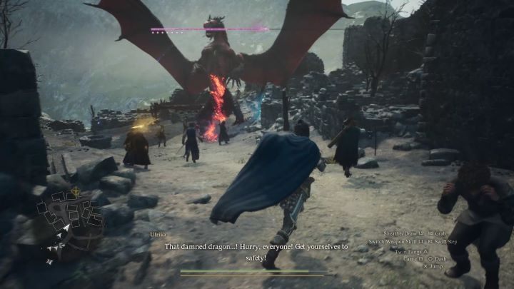 Po odegnaniu potwora porozmawiajcie z Sigurdem, dzierżącym włócznię zakapturzonym wojownikiem, by odblokować klasę Mystic Spearhand - Dragons Dogma 2: Jak romansować z Ulriką? - Dragons Dogma 2 - poradnik do gry