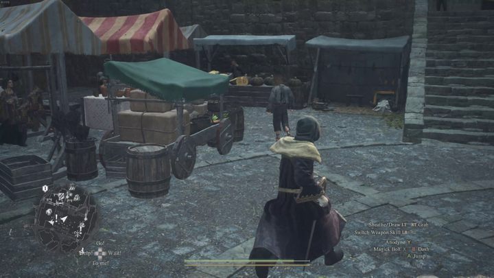 Żebrak ma określony schemat działania, który pomoże Wam w rozpracowaniu jego tajemnicy - Dragons Dogma 2: Czy zdradzić sekret żebraka? - Dragons Dogma 2 - poradnik do gry