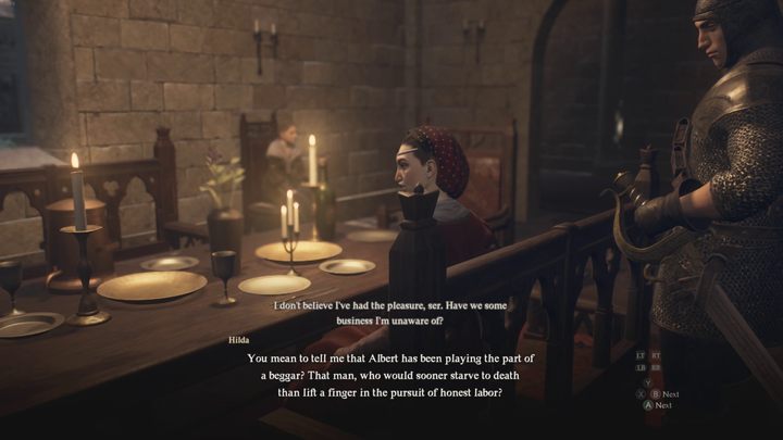 Alternatywną opcją rozwiązania misji jest przekazania dowodów Hildzie - kochance Alberta - Dragons Dogma 2: Czy zdradzić sekret żebraka? - Dragons Dogma 2 - poradnik do gry