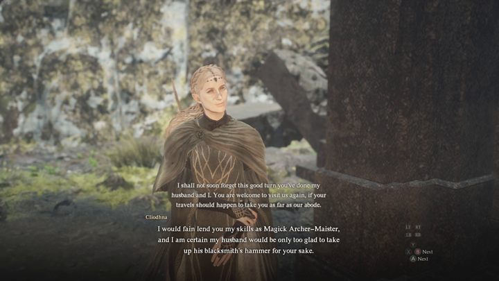 Po wejściu do budynku łaźni Gautstafr podziękuje Wam za pomoc i natychmiast uda się do gorących źródeł - Dragons Dogma 2: Jak odblokować Dwarven Smithing? - Dragons Dogma 2 - poradnik do gry