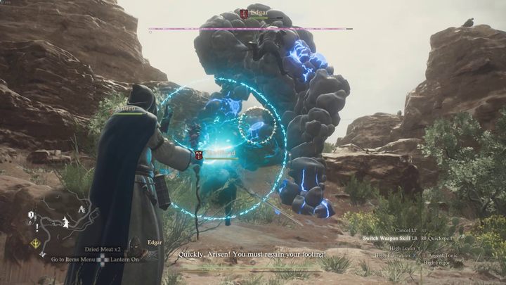 Niezależnie od tego czy do Reverent Shrine zmierzacie z północy czy z południa, najwygodniejszą opcją będzie kierowanie się głównym gościńcem biegnącym od przejścia granicznego, aż do stolicy - Dragons Dogma 2: Jak odblokować wokację Trickster? - Dragons Dogma 2 - poradnik do gry