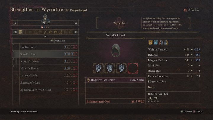 Z listy po lewej wybierzcie interesujący Was przedmiot - Dragons Dogma 2: Do czego służą Wyrmslife Crystals? - Dragons Dogma 2 - poradnik do gry
