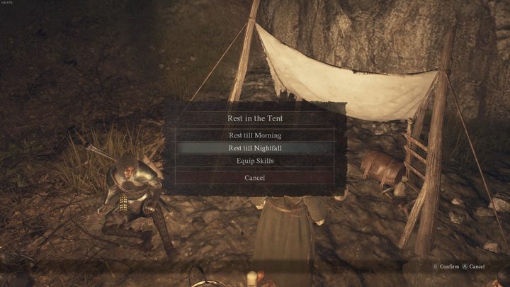 Jeżeli chcecie uniknąć ryzyka związanego z podróżowaniem w nocy, możecie zdecydować się na spędzenie nocy w obozowisku - Dragons Dogma 2: Czy jest cykl dnia i nocy? - Dragons Dogma 2 - poradnik do gry
