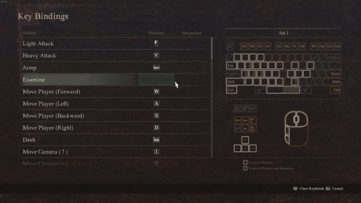 Zostaniecie przeniesieni na ekran konfiguracji, gdzie będziecie mogli dowolnie zmienić przypisanie klawiszy do funkcji - Dragons Dogma 2: Sterowanie - Dragons Dogma 2 - poradnik do gry