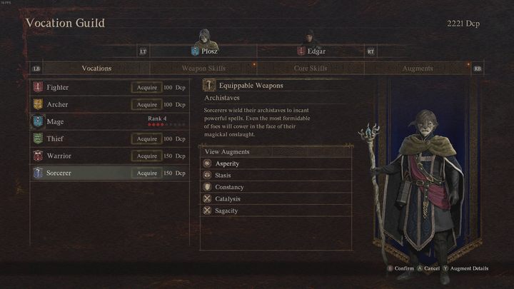 Po zwróceniu skradzionych przedmiotów Klasowi w siedzibie gildii, otrzymacie dostęp do dwóch nowych wokacji - Dragons Dogma 2: Jak odblokować wokacje Warrior i Sorcerer? - Dragons Dogma 2 - poradnik do gry