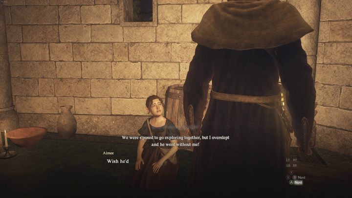 By znaleźć Malcolma musicie odnaleźć najpierw dziewczynkę imieniem Aimee - Dragons Dogma 2: Jak znaleźć pokój z książkami? - Dragons Dogma 2 - poradnik do gry