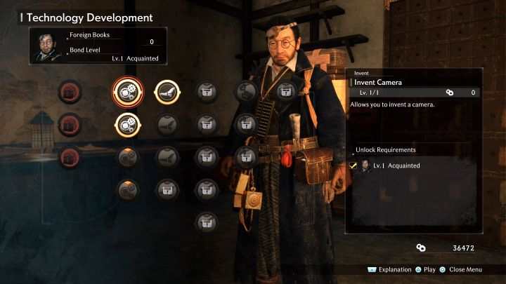 Pokazujemy gdzie w danym regionie znajduje się punkt kupowania wynalazków, które mogą odblokować lub ulepszyć wyposażenie bohatera - Rise of the Ronin: Interaktywna mapa - Rise of the Ronin - poradnik do gry