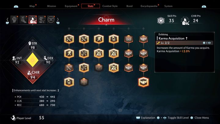 Każdy poziom tej umiejętności zwiększa ilość zdobywanej karmy - Rise of the Ronin: Najlepsze umiejętności - Rise of the Ronin - poradnik do gry