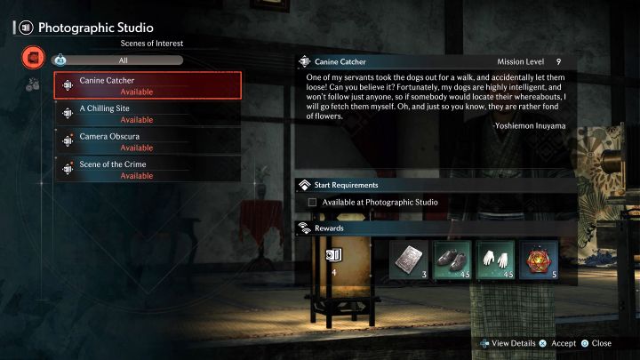 Interesujące miejsca to inaczej wyzwania fotograficzne, które możecie odbierać od pracownika studia fotograficznego - Rise of the Ronin: Wszystkie interesujące miejsca (studio fotograficzne) - Rise of the Ronin - poradnik do gry