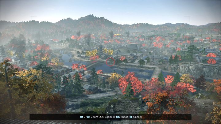 Stojąc na dachu sfotografujcie panoramę Kioto - część miasta daleko na zachód od świątyni - Rise of the Ronin: Wszystkie zdjęcia w regionie Kioto - Rise of the Ronin - poradnik do gry