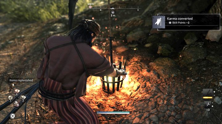Jest też metoda na odzyskanie karmy bez walki, którą opisaliśmy szczegółowo na stronie FAQ Jakie są konsekwencje śmierci - Rise of the Ronin: Porady na start - Rise of the Ronin - poradnik do gry