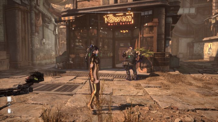 Zaznaczyliśmy lokalizację salonu fryzjerskiego w Xion - jego odblokowanie jest omówione na osobnej stronie Jak zmienić fryzurę Eve - Stellar Blade: Interaktywna mapa - Stellar Blade - poradnik do gry