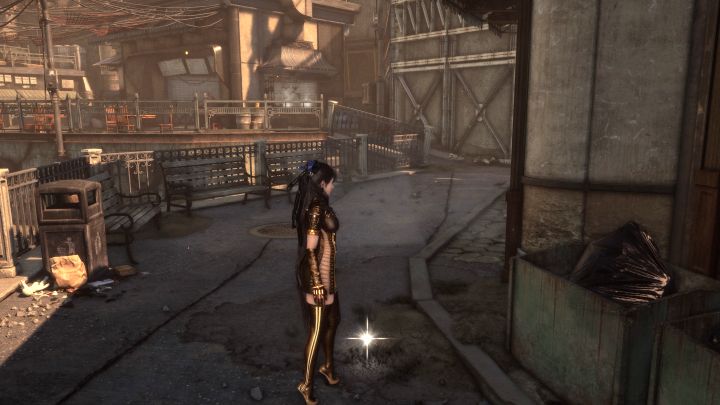 Puszka leży na ziemi w północnej części miasta, niedaleko sklepu U Barryego - Stellar Blade: Wszystkie puszki - Stellar Blade - poradnik do gry