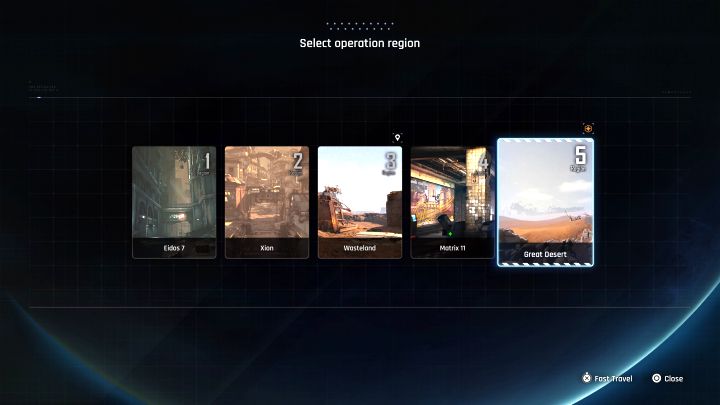 Okno szybkiej podróży wyświetlane w obozie czy przy budce nie pozwala od razu wybrać innego regionu świata gry i nie możecie w ten sposób np - Stellar Blade: Jak odblokować szybką podróż? - Stellar Blade - poradnik do gry