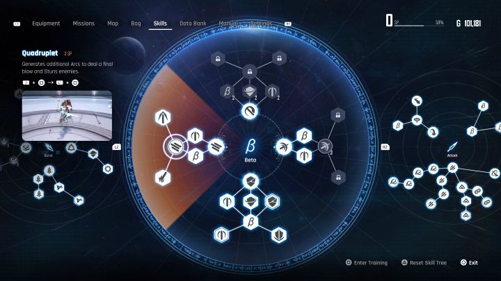 Uzyskanie dostępu do drzewka Szał opisaliśmy na stronie FAQ Jak odblokować ukryte drzewka umiejętności - Stellar Blade: Najlepsze umiejętności EVE - Stellar Blade - poradnik do gry