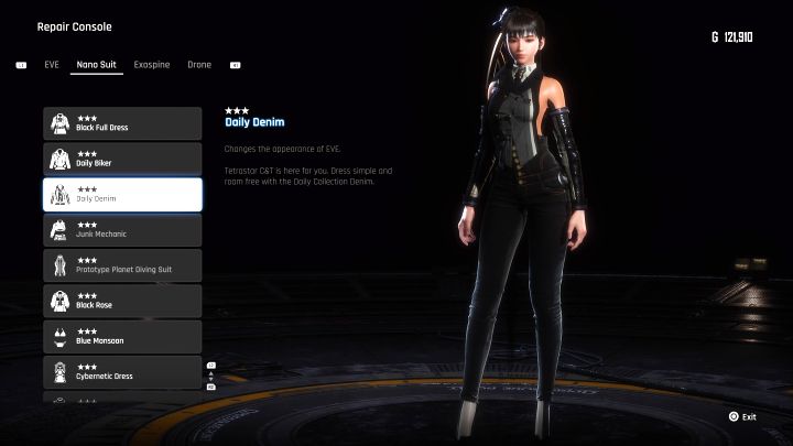 Wzór do zakupienia u Lylea w Xion za monety vitcoin po osiągnięciu 3 poziomu relacji - Stellar Blade: Wszystkie stroje EVE - Stellar Blade - poradnik do gry