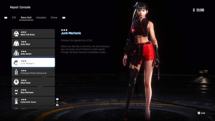 Wzór do zakupienia u Lylea w Xion za monety vitcoin po osiągnięciu 3 poziomu relacji - Stellar Blade: Wszystkie stroje EVE - Stellar Blade - poradnik do gry