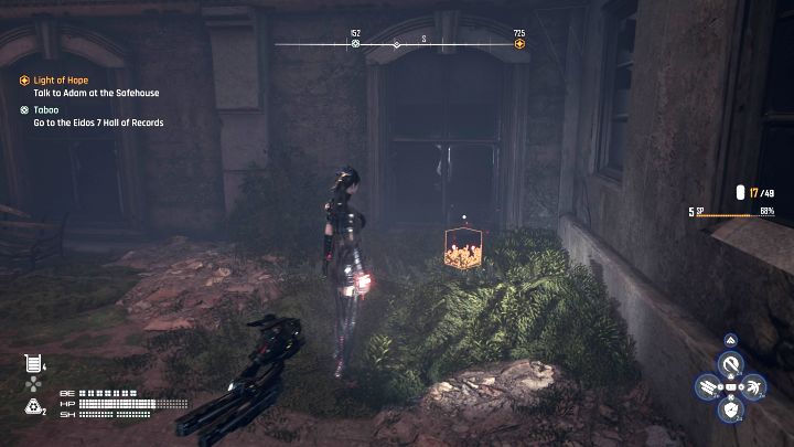 Skrzynka z wzorem jest na terenie Zalanego sektora komercyjnego na Eidos 7 - Stellar Blade: Wszystkie stroje EVE - Stellar Blade - poradnik do gry