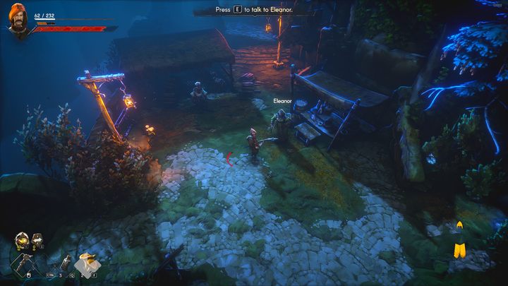 Ulepszaniem broni w No Rest for the Wicked zajmuje się zaklinaczka Eleanor - No Rest for the Wicked: Jak ulepszać broń? - No Rest for the Wicked - poradnik do gry