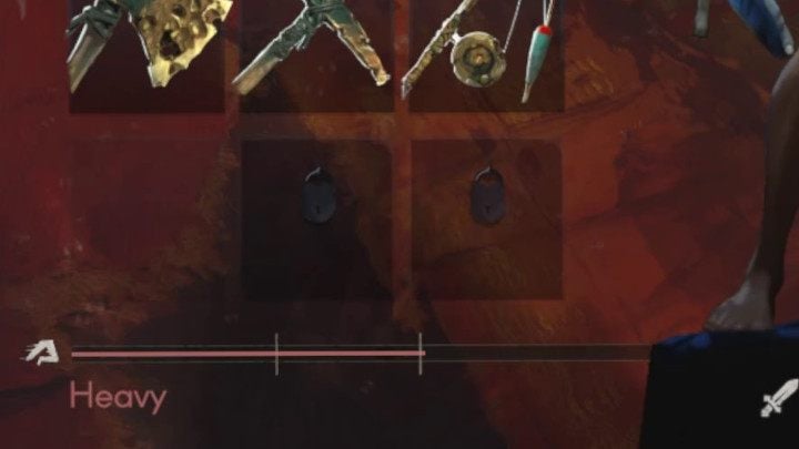 Aktualny i maksymalny możliwy ciężar ekwipunku podejrzycie w menu ekwipunku, ponad sylwetką Waszej postaci - No Rest for the Wicked: Jak działa Weight Class? - No Rest for the Wicked - poradnik do gry