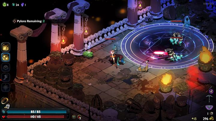 Wrogowie w Efirze także stanowią większe wyzwanie od przeciwników w Erebie - Hades 2: Miasto Efira - Hades 2 - poradnik do gry