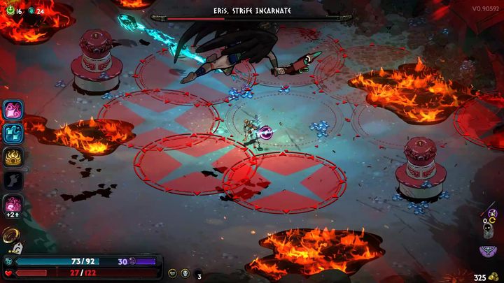Eris jest trudnym bossem głównie przez ogromne obrażenia, jakie zadaje po doładowaniu się - Hades 2: Jak pokonać Eris? - Hades 2 - poradnik do gry