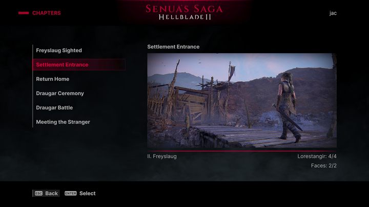 Co istotne, nie musicie rozpoczynać każdego z segmentów od początku - Hellblade 2: Czy można powtarzać rozdziały? - Hellblade 2 Senuas Saga - poradnik do gry