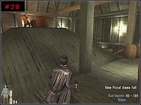 Zszedłem po schodkach na dół i za budowlą przypominającą zadaszenie skręciłem w lewo - [PART I] Chapter II - Max Payne 2: The Fall Of Max Payne - poradnik do gry