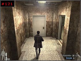 Minąłem puste pomieszczenie i wychodząc w okolicy korytarzy skręciłem w lewo, skąd dobiegały głosy rozmowy - [PART II] Chapter II - Max Payne 2: The Fall Of Max Payne - poradnik do gry