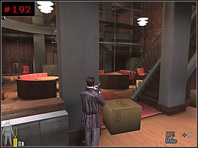 Tam ruszyłem na druga stronę sali, w okolice drzwi [#193] , zza których dobiegały głosy rozmowy - [PART III] Chapter II - Max Payne 2: The Fall Of Max Payne - poradnik do gry