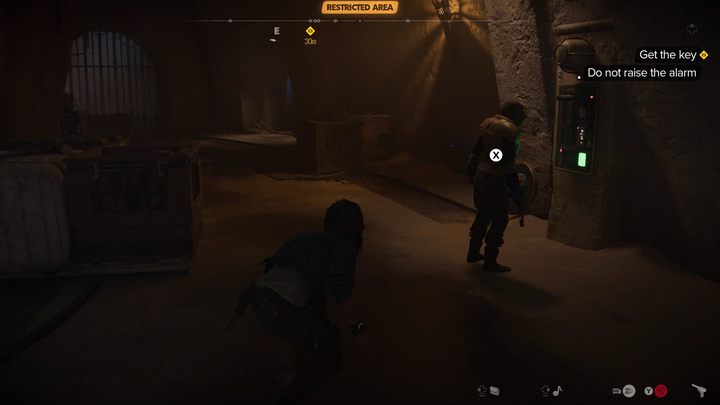 Znajdziecie się tuż przed menażerią, gdzie trzymany jest Nix - Star Wars Outlaws: Partnerzy - solucja, opis przejścia - Star Wars Outlaws - poradnik do gry