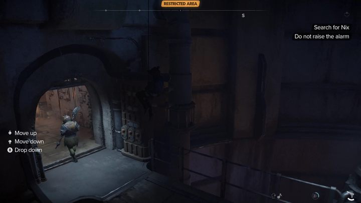 Poczekajcie aż strażnik opuści pomieszczenie - Star Wars Outlaws: Partnerzy - solucja, opis przejścia - Star Wars Outlaws - poradnik do gry