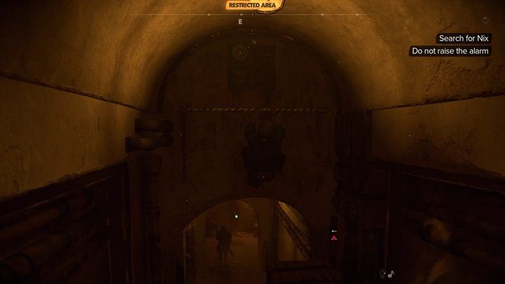 Przez następny korytarz cały czas przechodzi elitarny strażnik - Star Wars Outlaws: Partnerzy - solucja, opis przejścia - Star Wars Outlaws - poradnik do gry