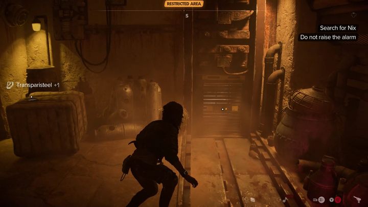 Na samym dole klatki schodowej przejdźcie przez wentylację - Star Wars Outlaws: Partnerzy - solucja, opis przejścia - Star Wars Outlaws - poradnik do gry