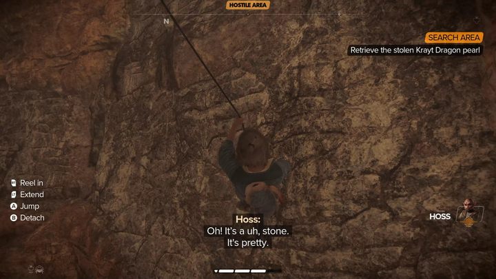 Czeka was następna krótka wspinaczka - huśtając się na linie skoczcie na ścianę naprzeciw i wejdźcie po niej - Star Wars Outlaws: Strzelec - solucja, opis przejścia - Star Wars Outlaws - poradnik do gry