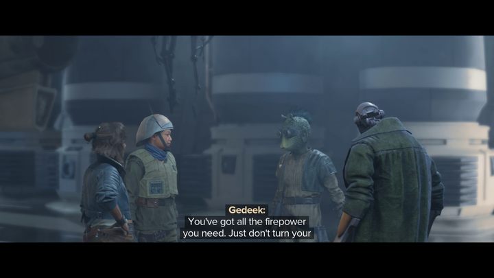 Po pokonaniu imperialnych zastaniecie nagrodzeni przerywnikiem filmowym, po którym drużyna Kay opuści planetę, a zadanie Viper dobiegnie końca - Star Wars Outlaws: Viper - solucja, opis przejścia - Star Wars Outlaws - poradnik do gry